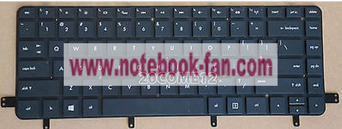 HP Spectre XT Ultrabook 15-4011nr 15-4013cl Keyboard Backlit US - Click Image to Close